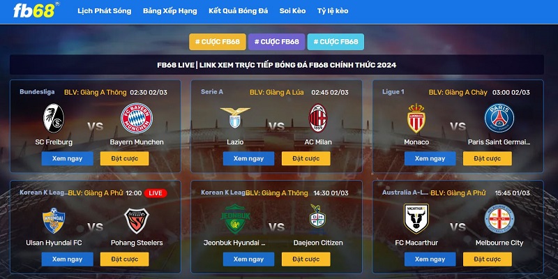 Nhận định trận đấu sắp diễn ra đến từ FB68 Live